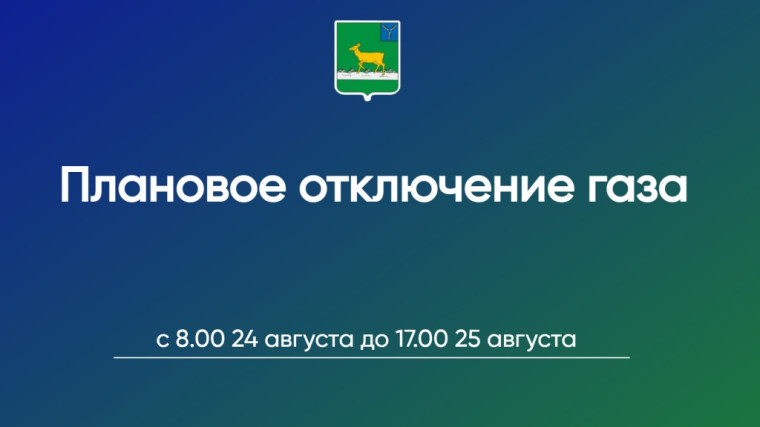 Плановое отключение газа. Плановое отключение газа.